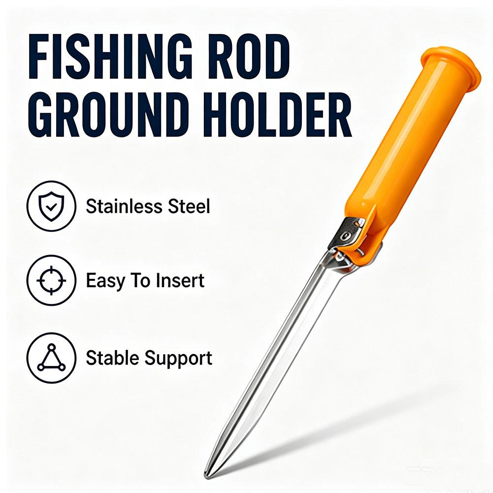 Fishing Rod Surf - Wielofunkcyjny Składany Uchwyt na Wędki Surfcastingowe