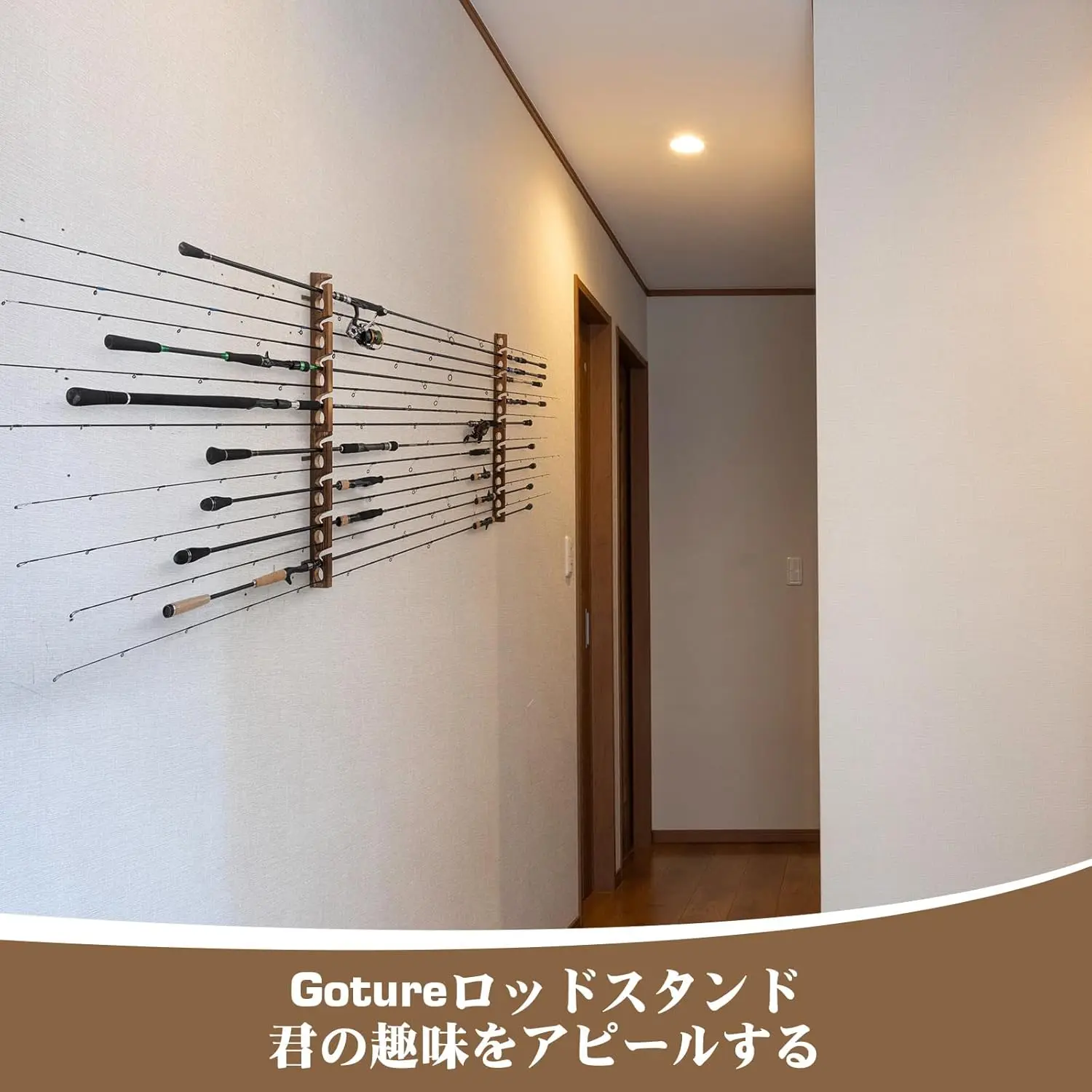 Uchwyty na wędki Goture z 8 ot – Fishing Rod Rack recenzja i cena